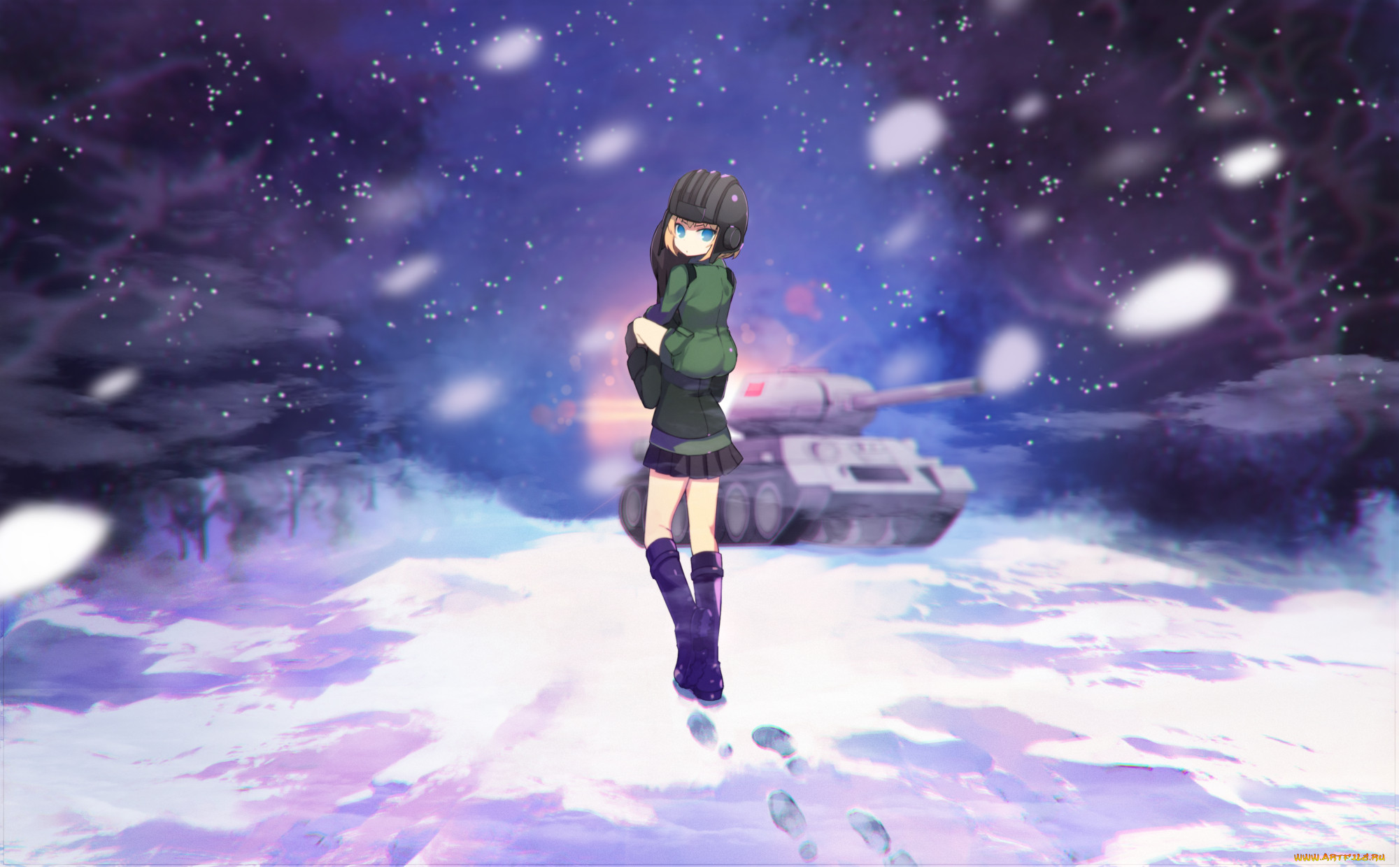 , girls und panzer, katyusha, girls, und, panzer, tetsubuta, nonna